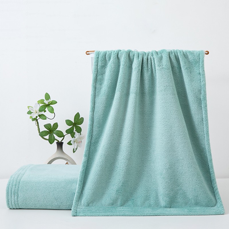 Coral fleece towel sale