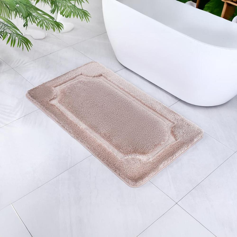 سجادة حمام مقاس 50*80 - فيرونيا - بيج غامق