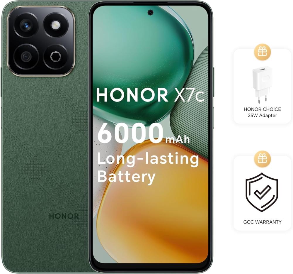 Honor X7c بسعة 8 جيجابايت رام و256 جيجابايت