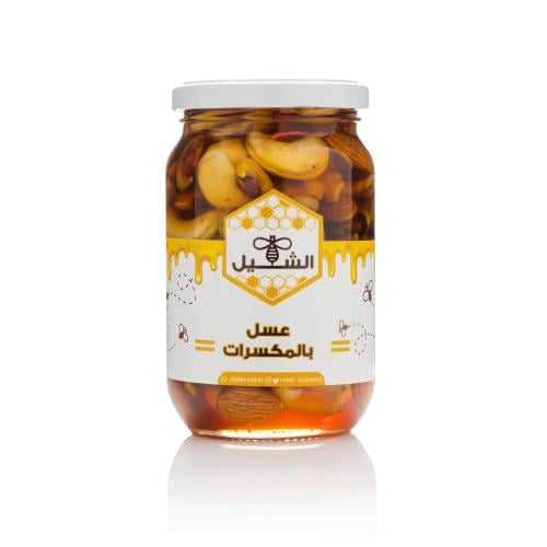 عسل بالمكسرات