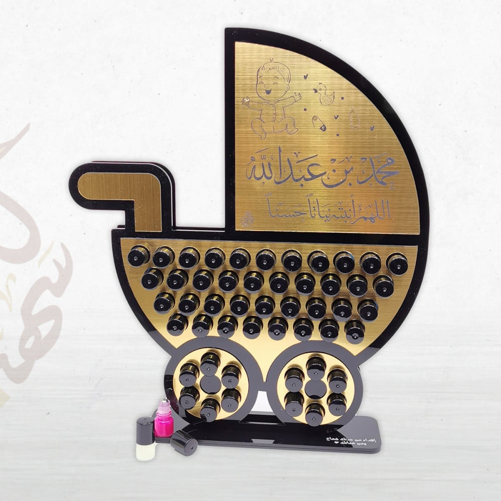 ستاند أكريلك لتوزيعات نانو تولة مسك - لمسة من الأناقة لمناسبتك