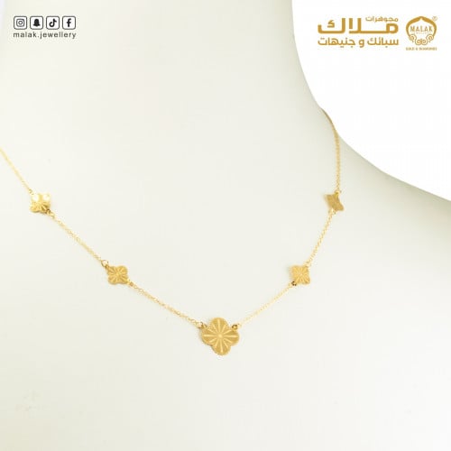 NEC017 ( قلادة عيار 21 الوزن التقريبي 1.5 جرام )