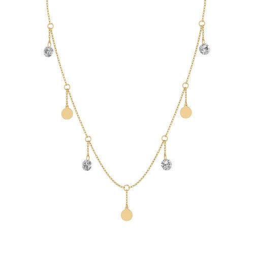 تشوكر  ملون من الذهب الأصفر