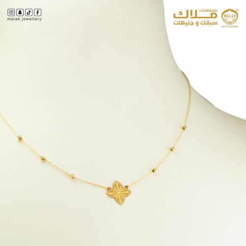 NEC013 ( قلادة عيار 21 الوزن التقريبي 1.5 جرام )