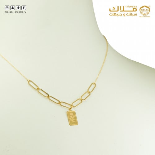 NEC014 ( قلادة عيار 21 الوزن التقريبي 1.5 جرام )