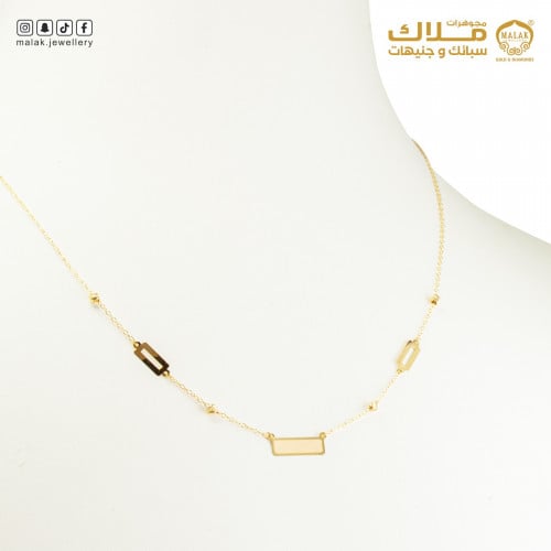 NEC018 ( قلادة عيار 21 الوزن التقريبي 1.5 جرام )