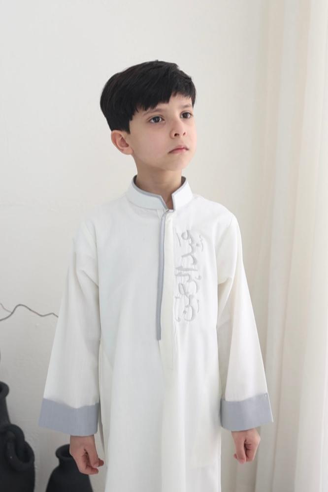 ثوب لينن بتصميم جديد ومميز-متجر ريتان