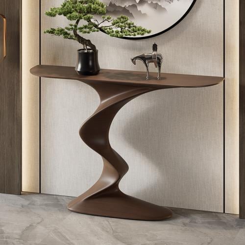 طاولة مدخل   بتصميم شجرة الصنوبر – طراز صيني عصري