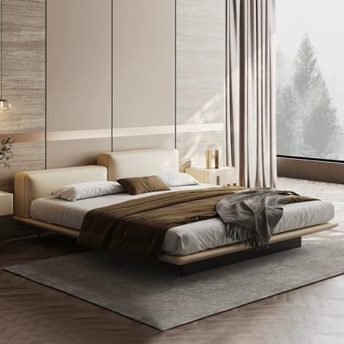 سرير بتصميم هندسي مميز