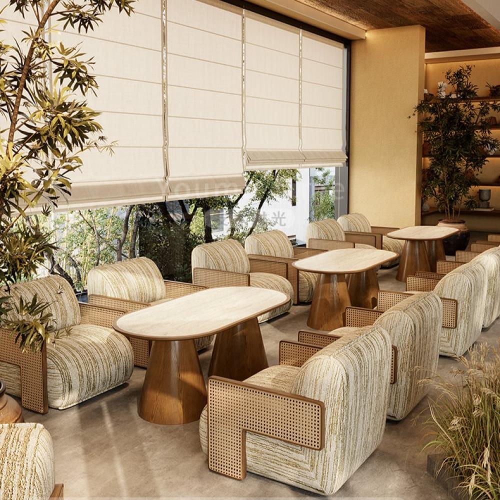 طقم أرائك أنيق للمقاهي