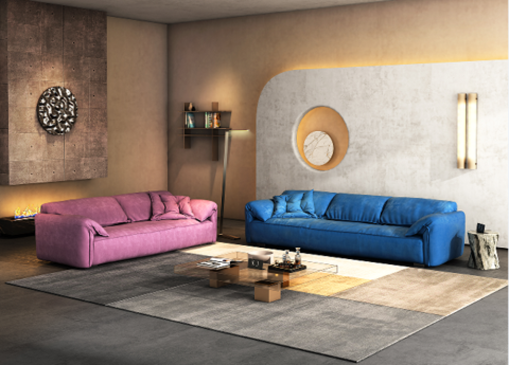كنبة أنيقة بتصميم فاخر