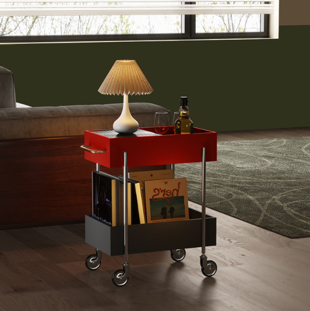 رف جانبي متحرك متعدد الاستخدامات