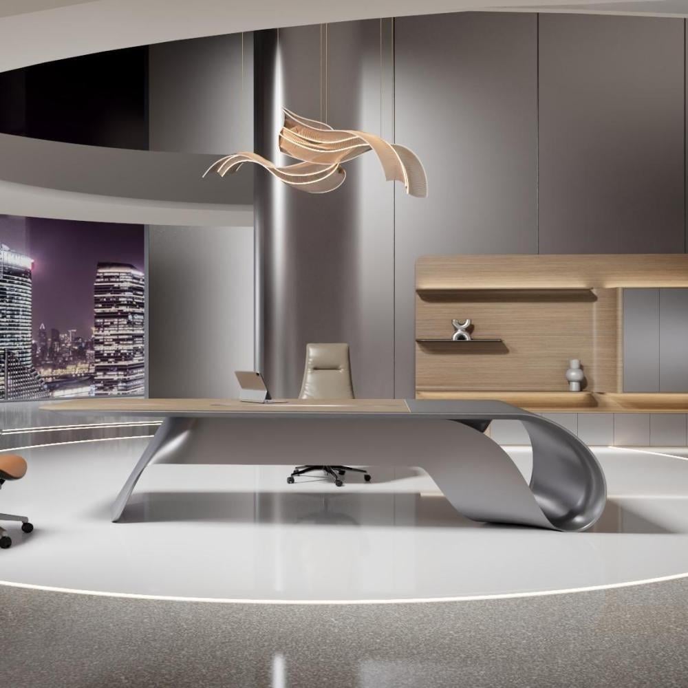 التنوع في المواد ودمج الخشب مع المعدن والزجاج