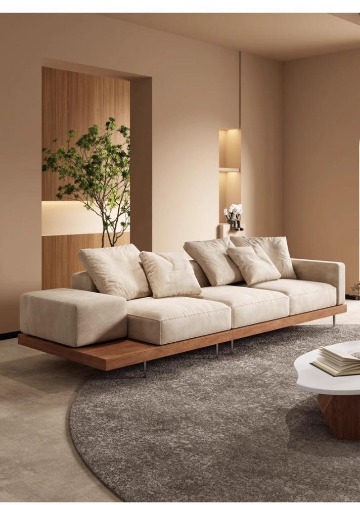 أريكة خشبية صلبة – تصميم فاخر ووحدات بسيطة