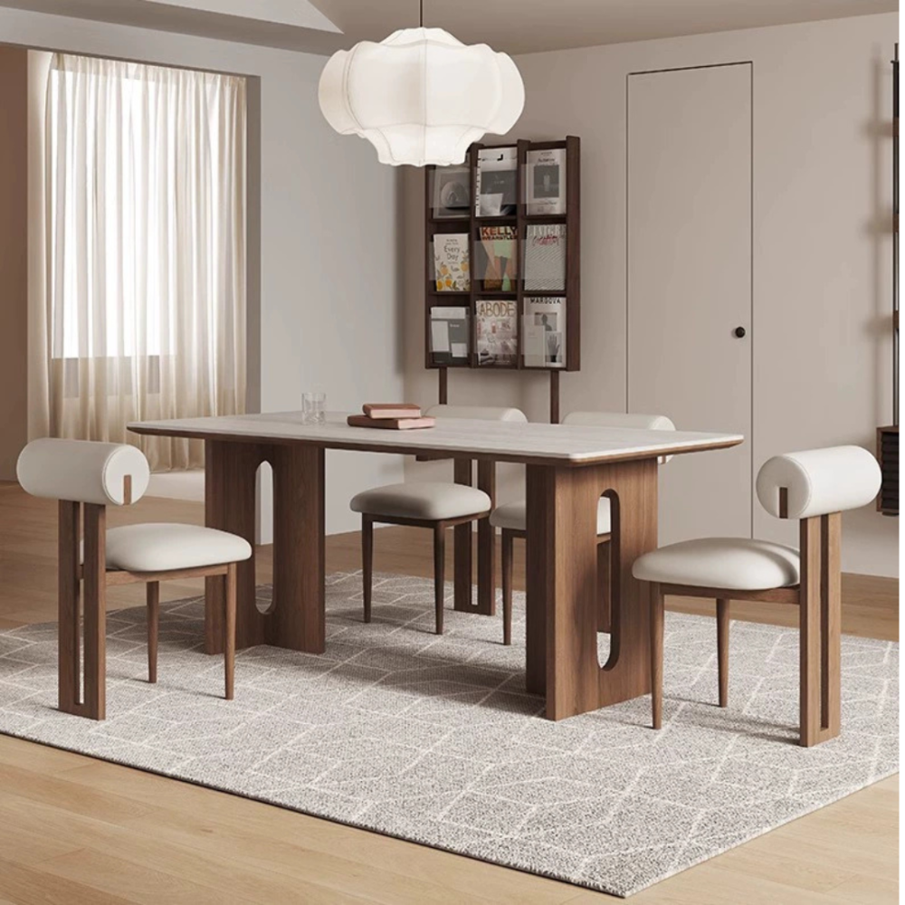 طاولة طعام فرنسية عتيقة من الخشب