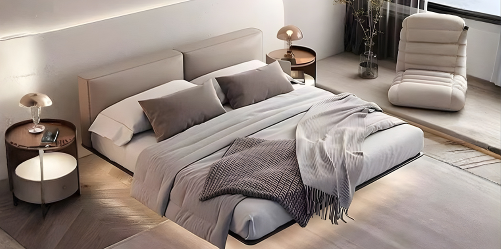 السرير المعلق: حل مبتكر لاستغلال المساحات وإضفاء طابع عصري