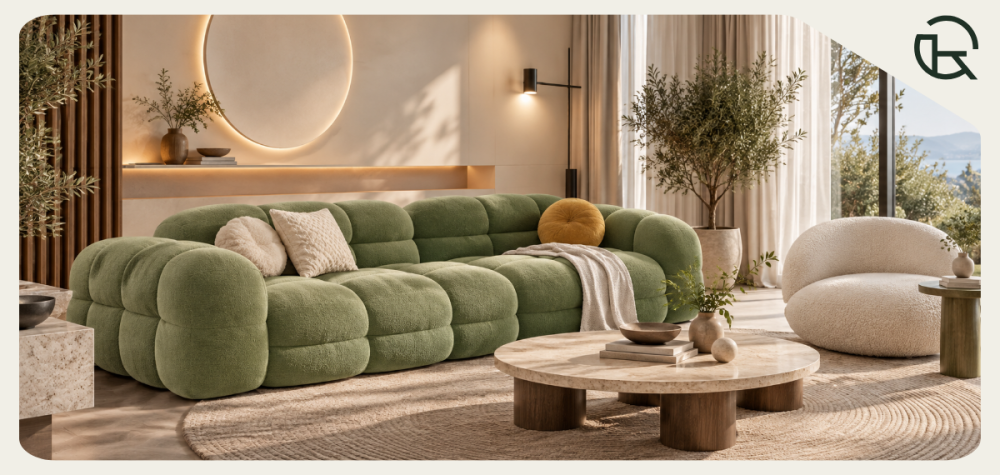 الكنب الممتلئ والناعم: كيف أصبح Puffy Furniture من أبرز اتجاهات الأثاث العصري؟