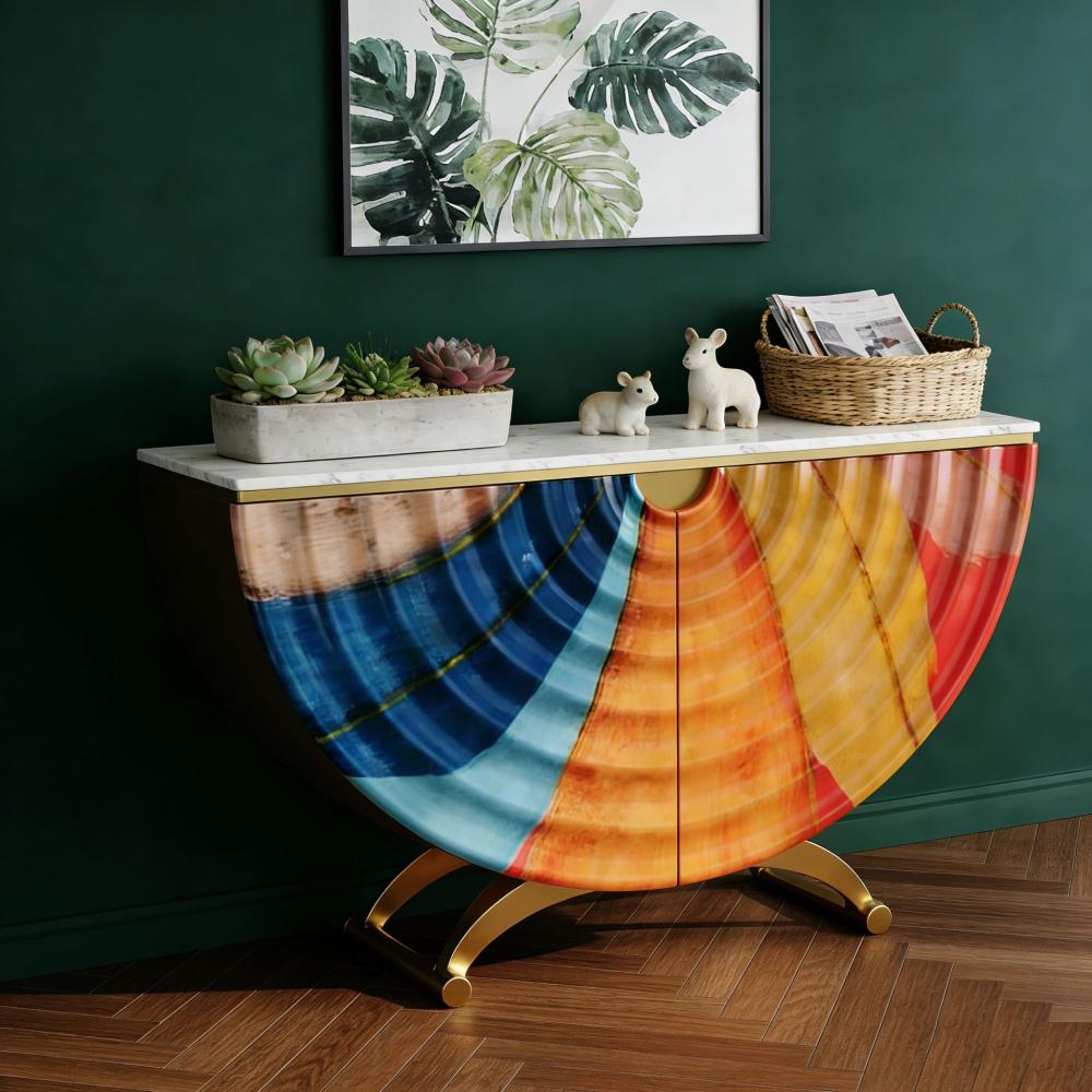 خزانة مدخل فاخرة بتصميم عصري أنيق