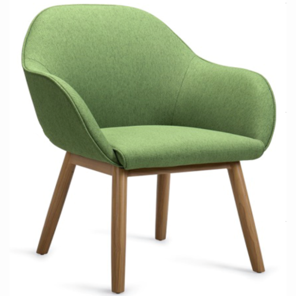 كرسي مريح بلمسة خشبية