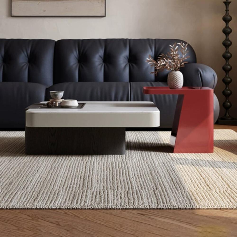 طقم طاولات حديثة بمساحة تخزين مخفية