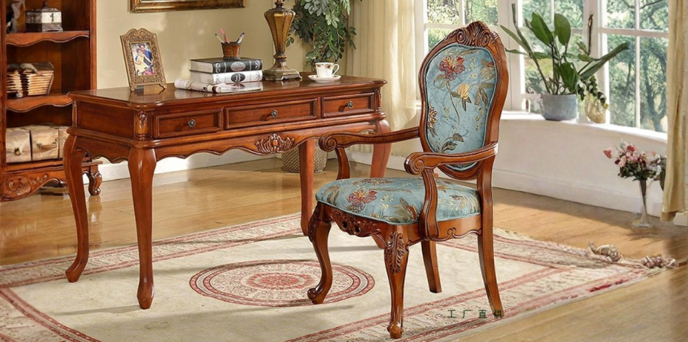 كرسي كلاسيكي من الخشب الصلب – تصميم أمريكي