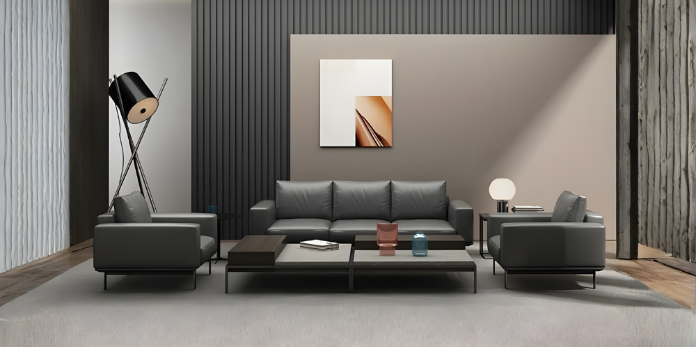 أريكة فاخرة بتصميم عصري ومتانة استثنائية: الخيار الأمثل لمكتبك أو صالة الاستقبال