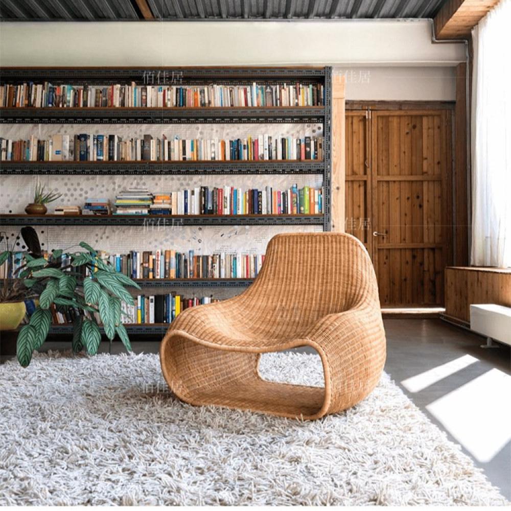 أريكة خارجية من الخيزران،