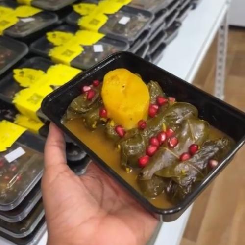 ورق عنب حار ام قمر صحن