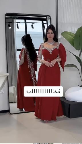 ريهام.الخامه كريب استرتش تطريز