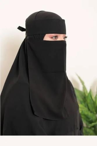 نقاب طويل مطاط واحد