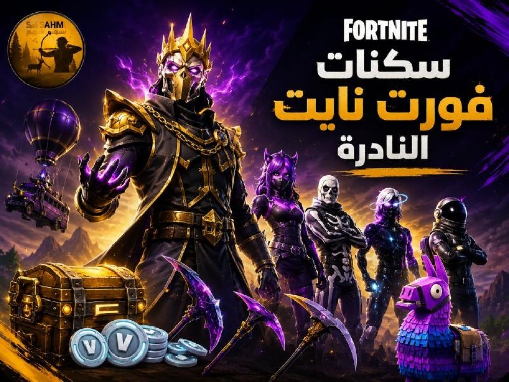 سكنات فورت نايت النادره — مفتاح التميز داخل اللعبة