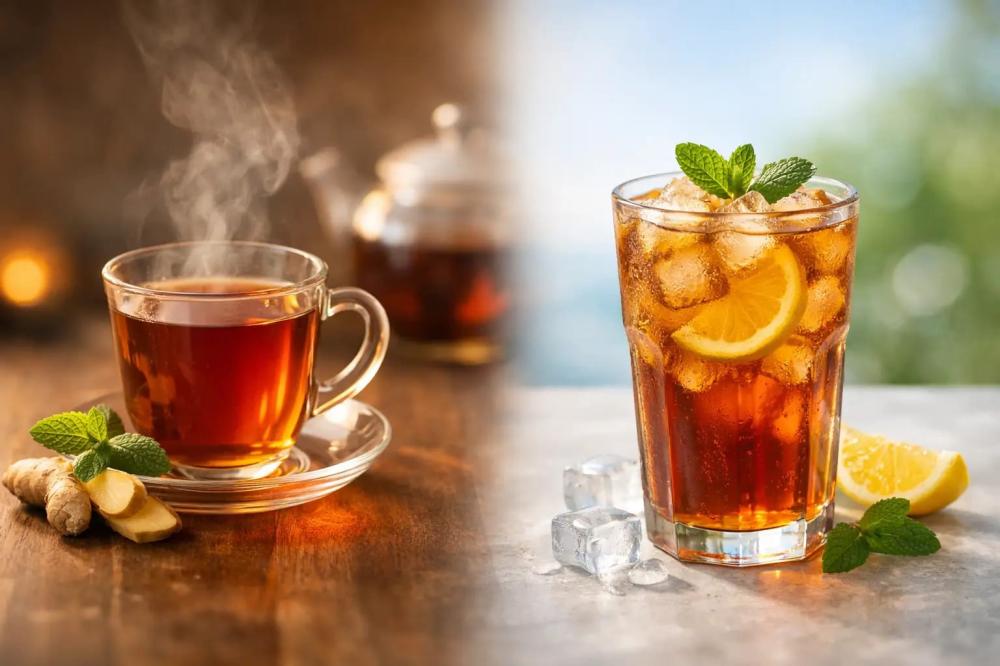 الشاي الساخن أم البارد: أيهما يناسبك؟