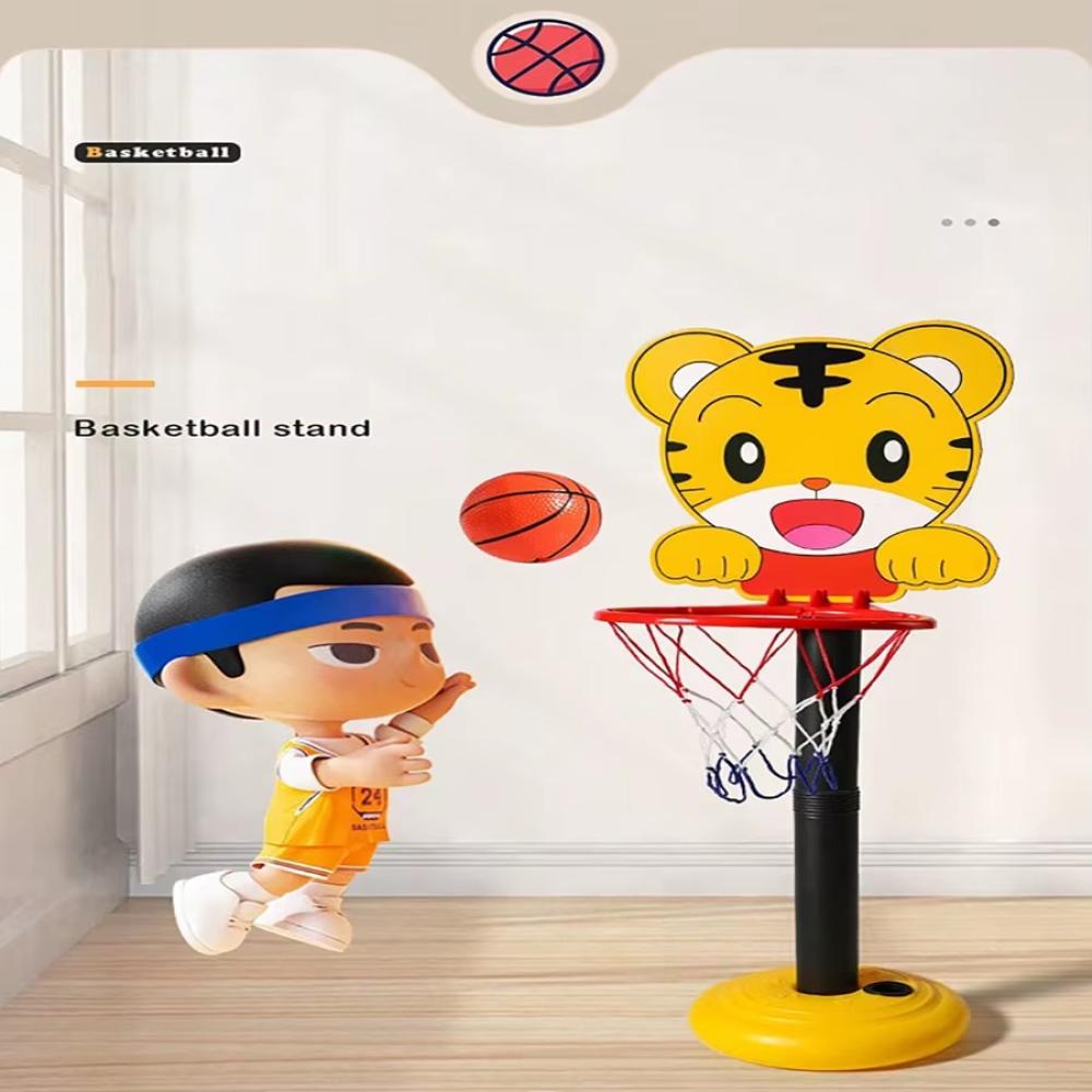 حامل كرة سلة للأطفال بشكل ضفدع (للعب الداخلي والخارجي)