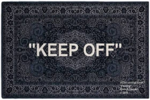 ［商品名］MARKERAD / マルケラッド “Keep Off” Virgil Abloh x IKEA MARKERAD “Keep Off” Rug - b3 store | b3
