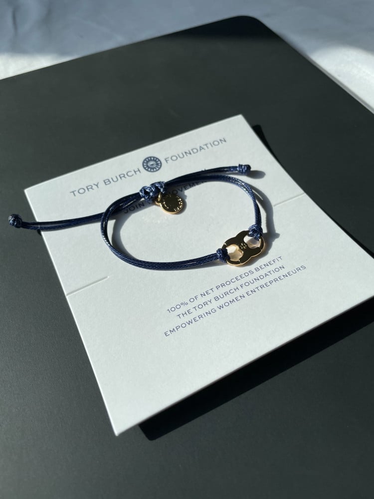 تسليم فوري Tory Burch Bracelet / Navy
