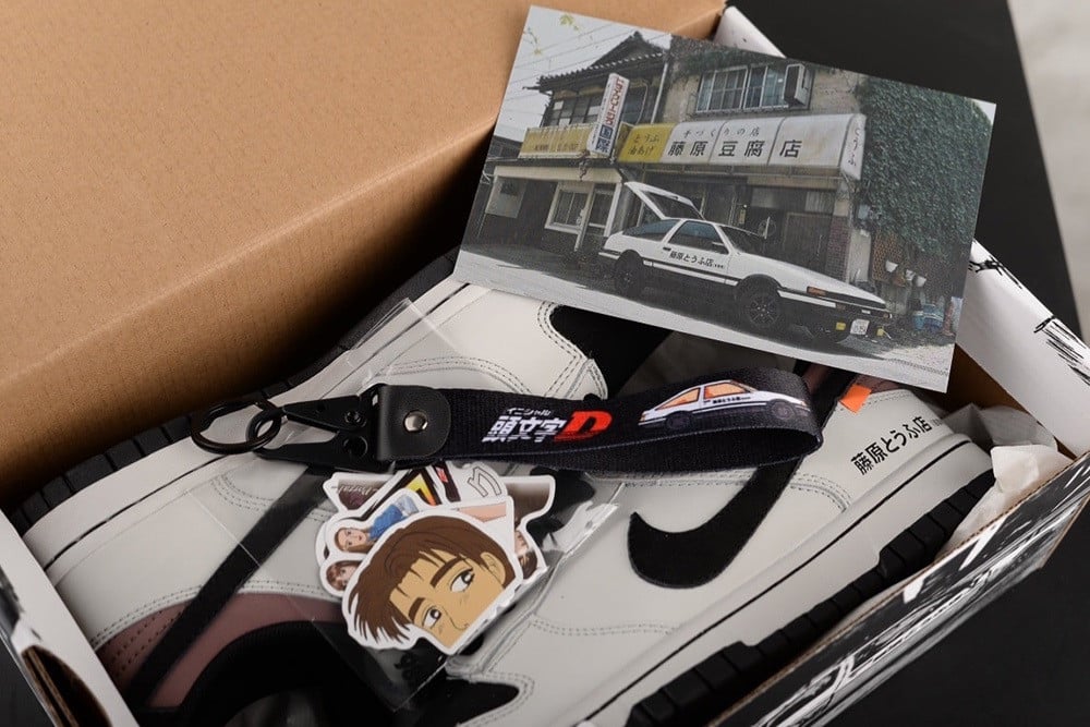 Initial D AE86 ( Takumi Fujiwara's ) x Nike Dunk Low Concept - b3