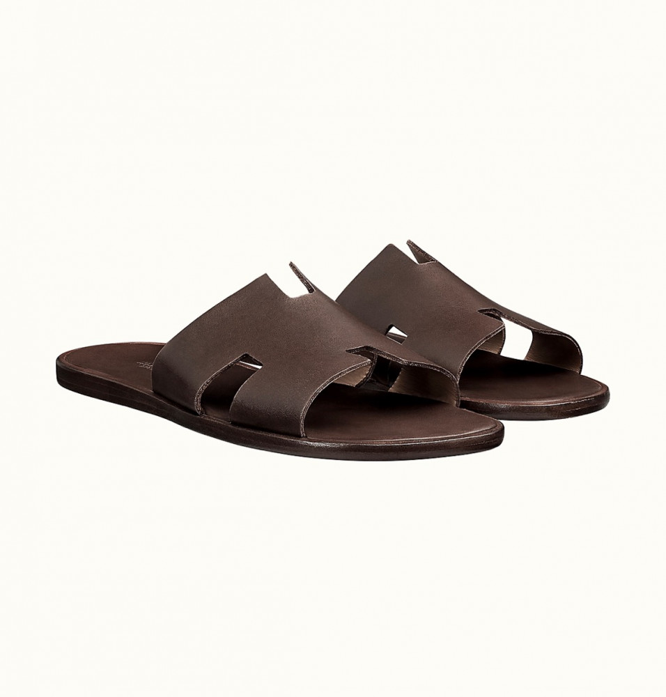 Hermes Men's Leather Sandals - Hermes Men's Designer Sandals - Leather  Sandals | Pagonis Greek Sandals