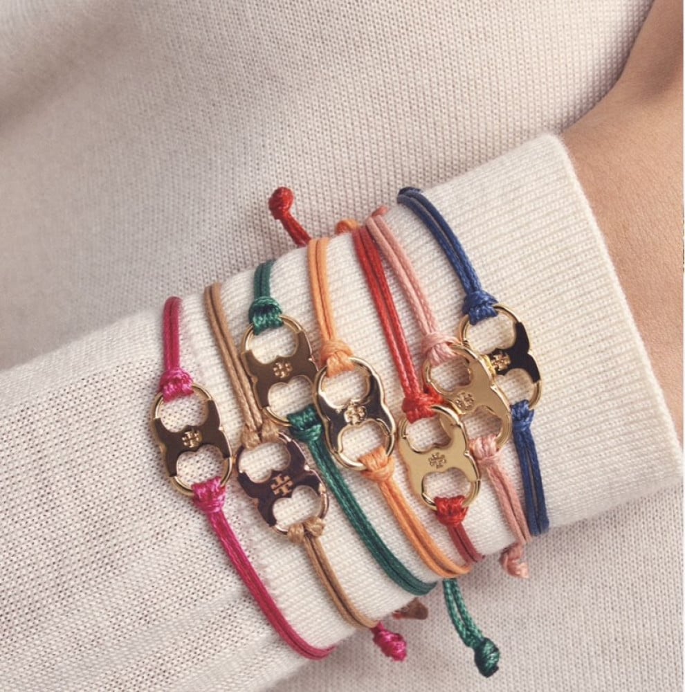 تسليم فوري Tory Burch Bracelet / Navy