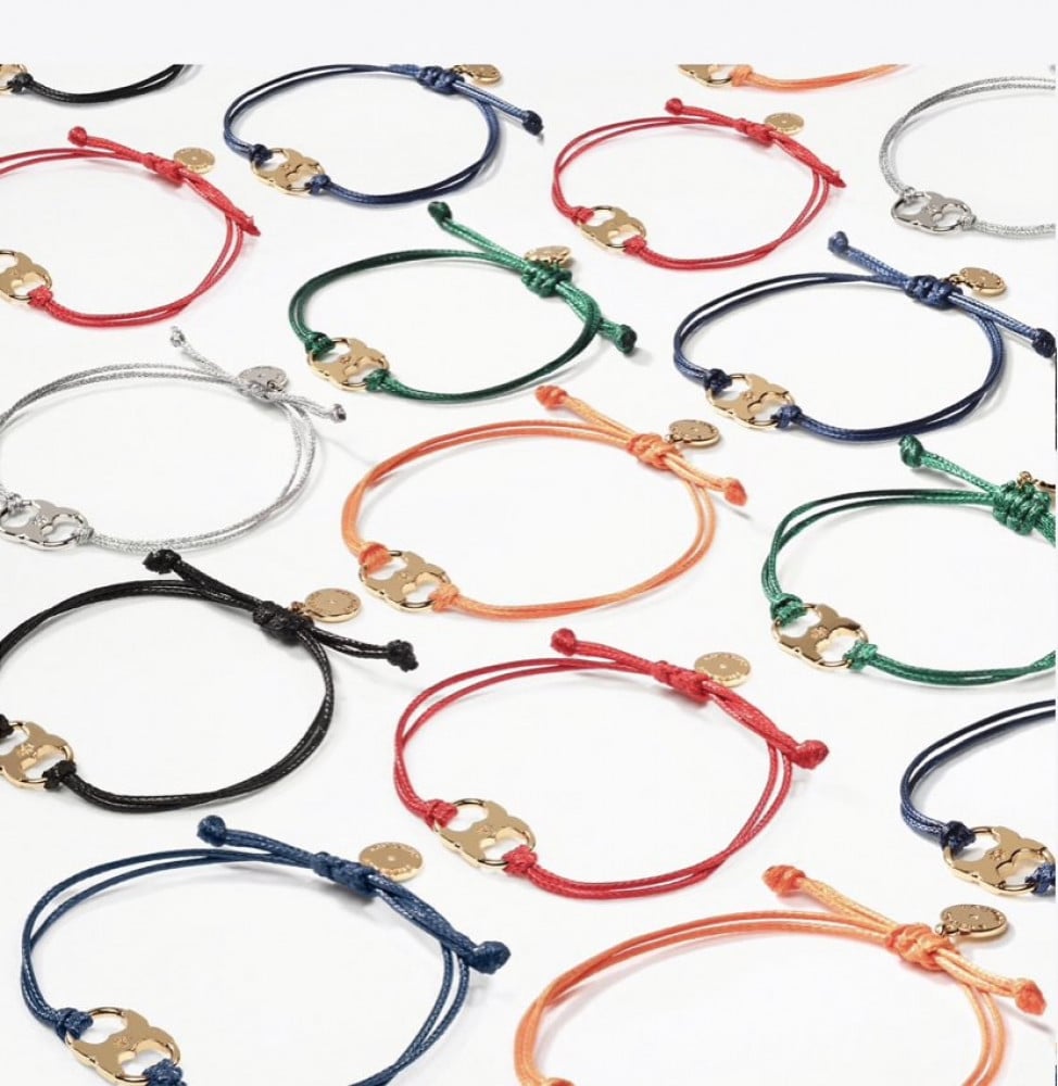 تسليم فوري Tory Burch Bracelet / Navy