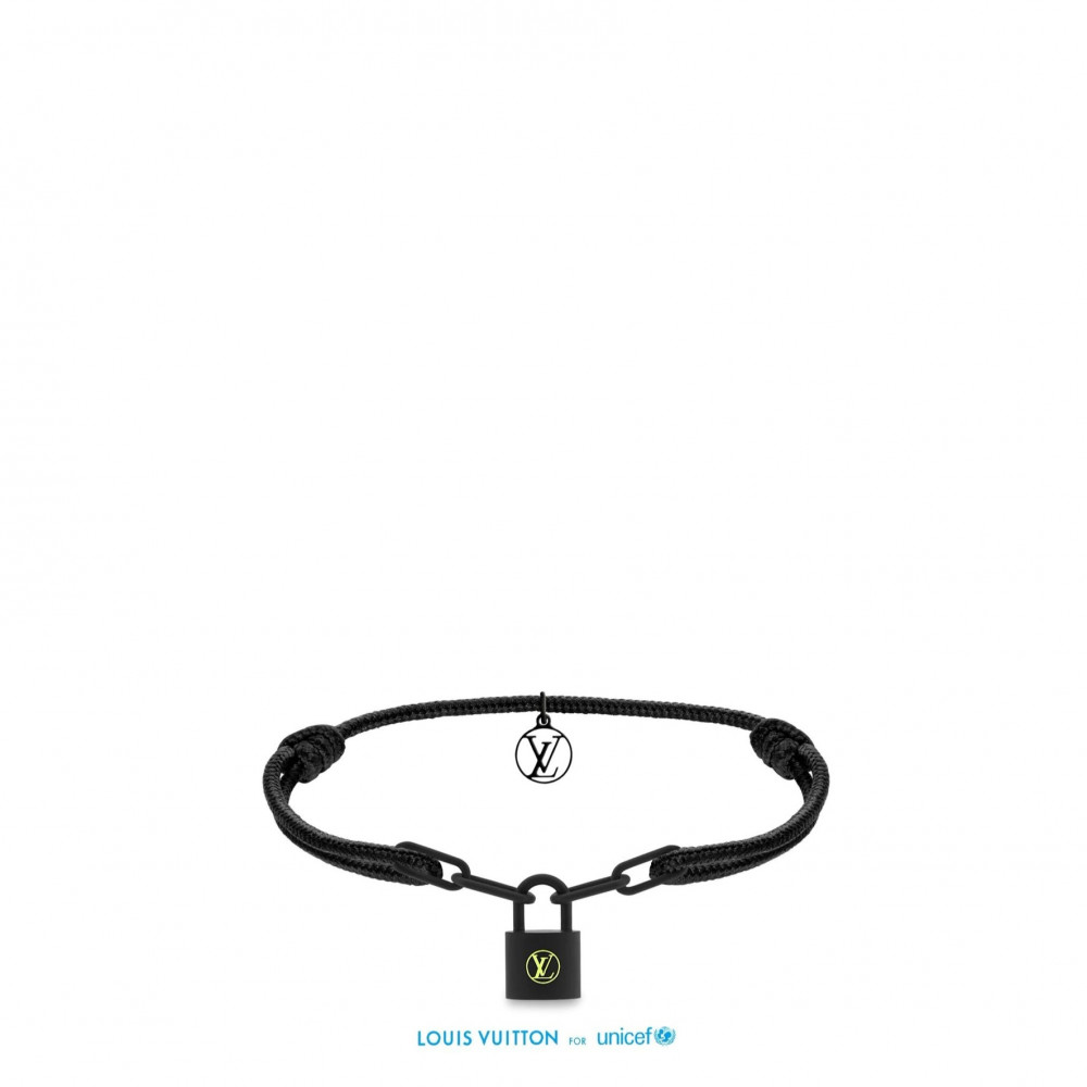 Louis Vuitton For UNICEF Doudou Louis & Silver Lockit Bracelet -  BAGAHOLICBOY