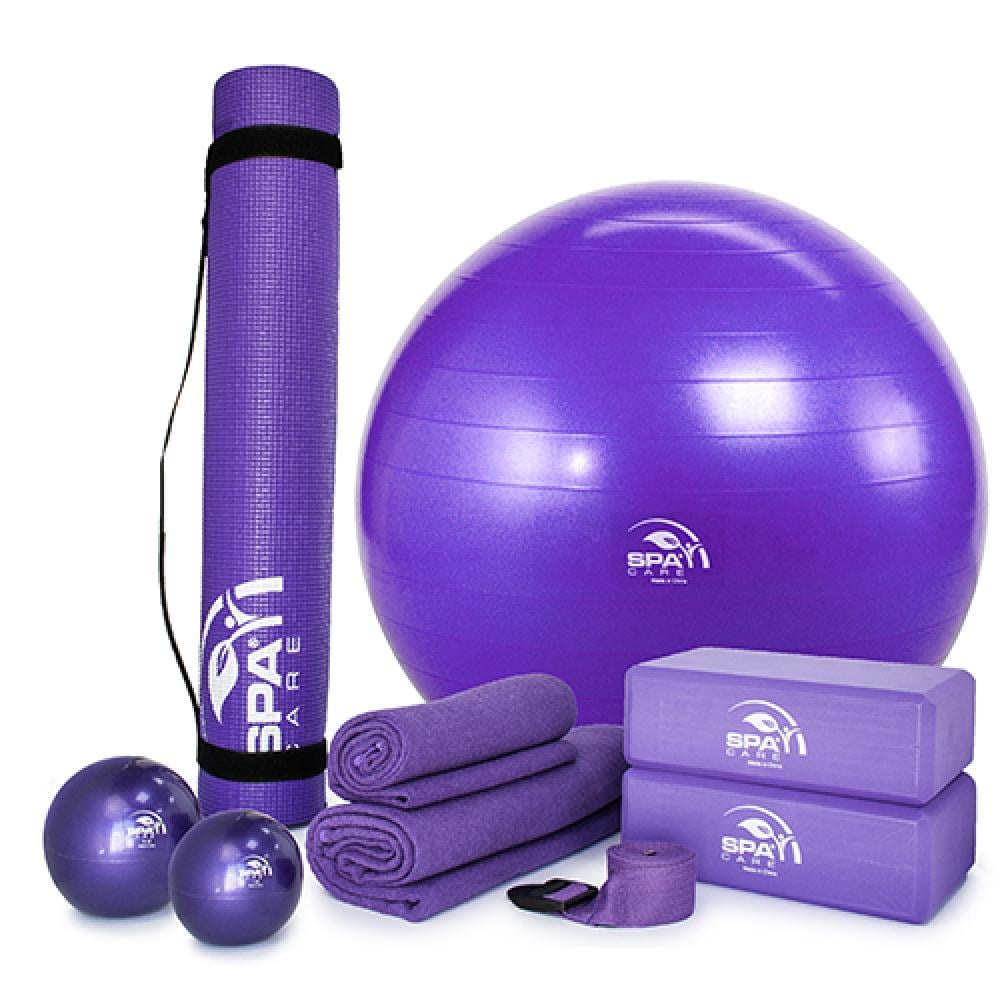 Spa Care  سباكير مجموعة يوغا بنفسجية 3