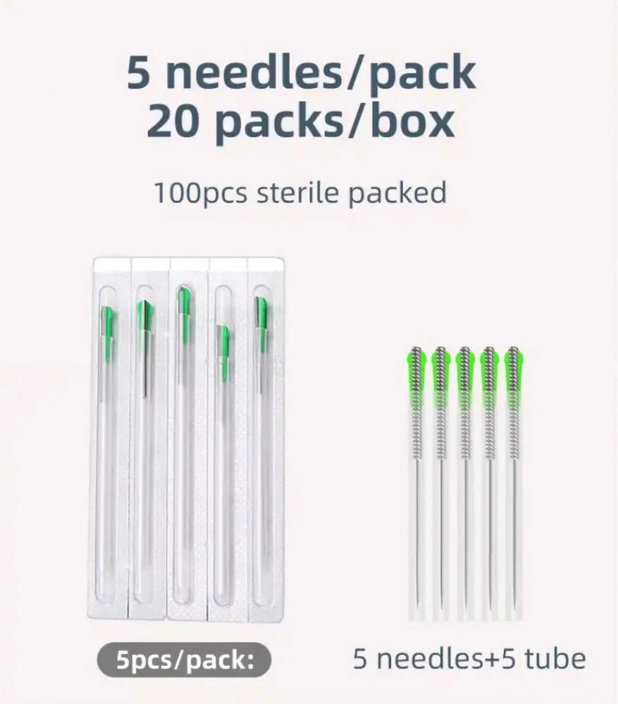 ACUPUNCTURE NEEDLES ابر جافة للعلاج الطبيعي سماكة 0.25x13mm