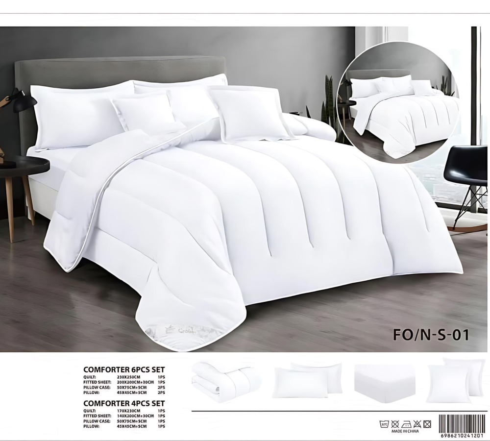 مفرش كراون صيفي فاخر مايكرو فايبر  5-قطع