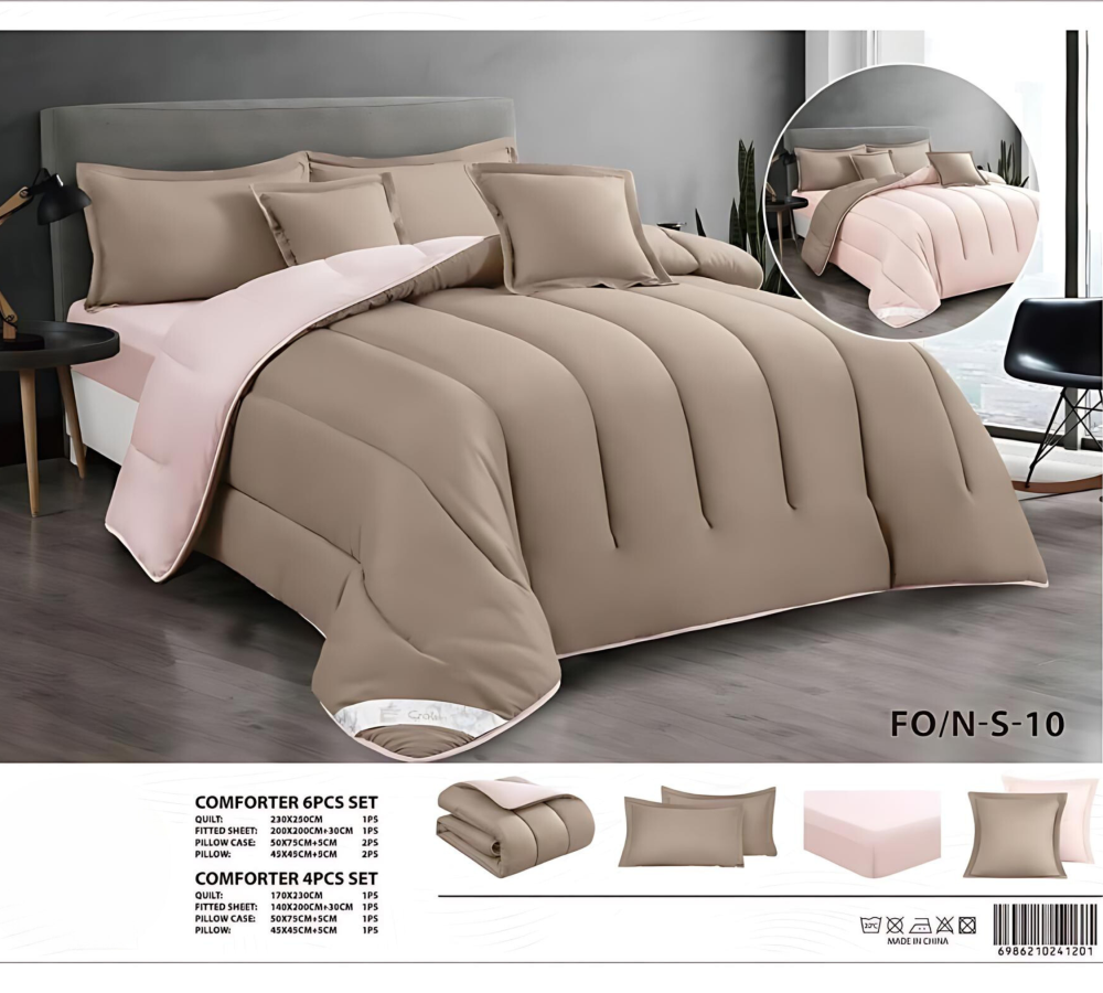 مفرش كراون صيفي فاخر مايكرو فايبر  5-قطع