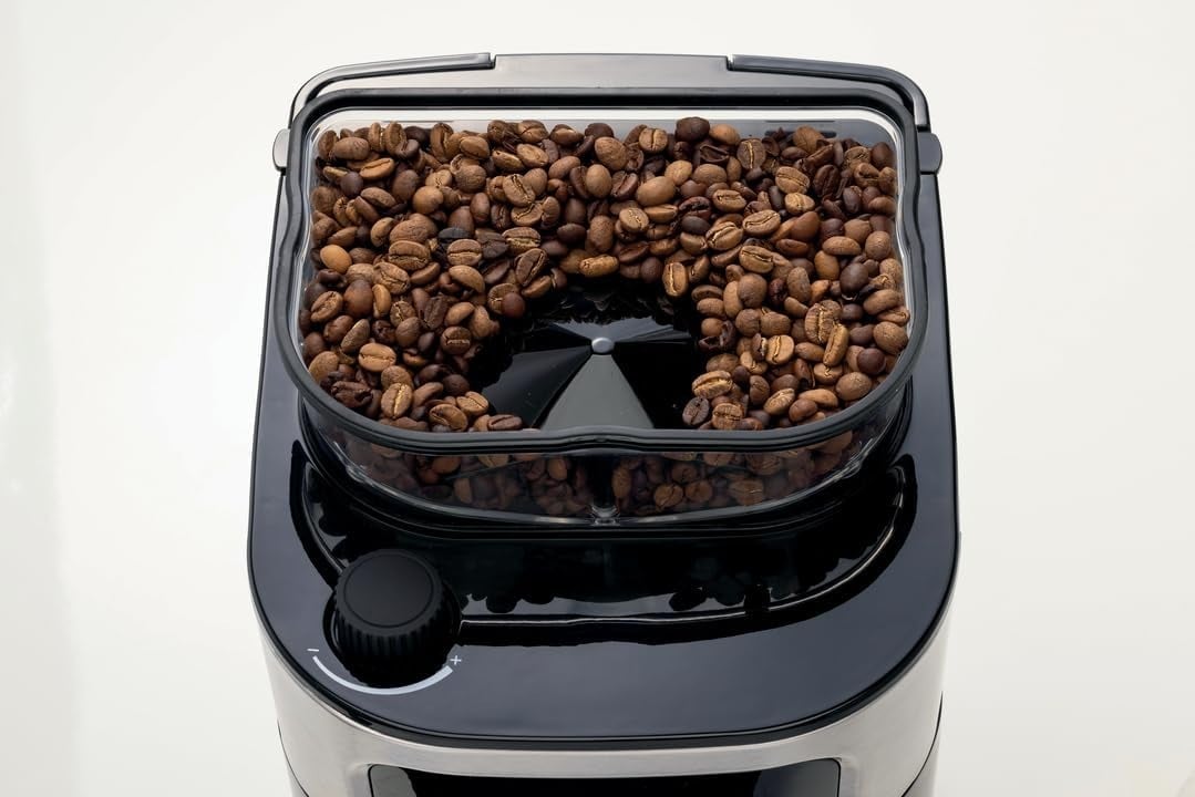 كينوود ماكينة تحضير القهوة بالتنقيط بسعة 1.5 لتر باللون الأسود المعدني