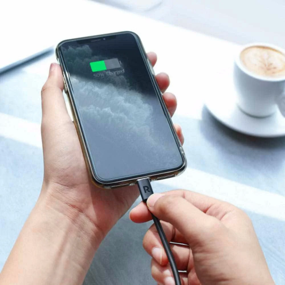 راف باور راف باور كيبل بي دي ايفون بطول 1 متر شحن سريع