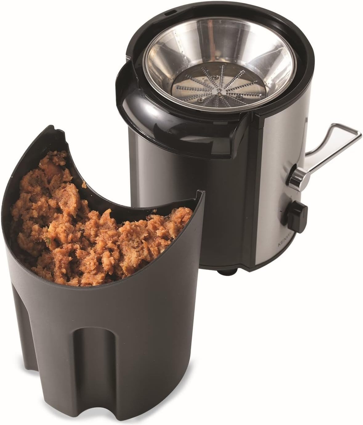 Kenwood Juicer, 800W, 75mm Feed Tube, 2 Speeds, Juice Container, 2L Pulp Container, Anti-Drip, Safety Lock, Model JEM02.A0BK, Multi-Color