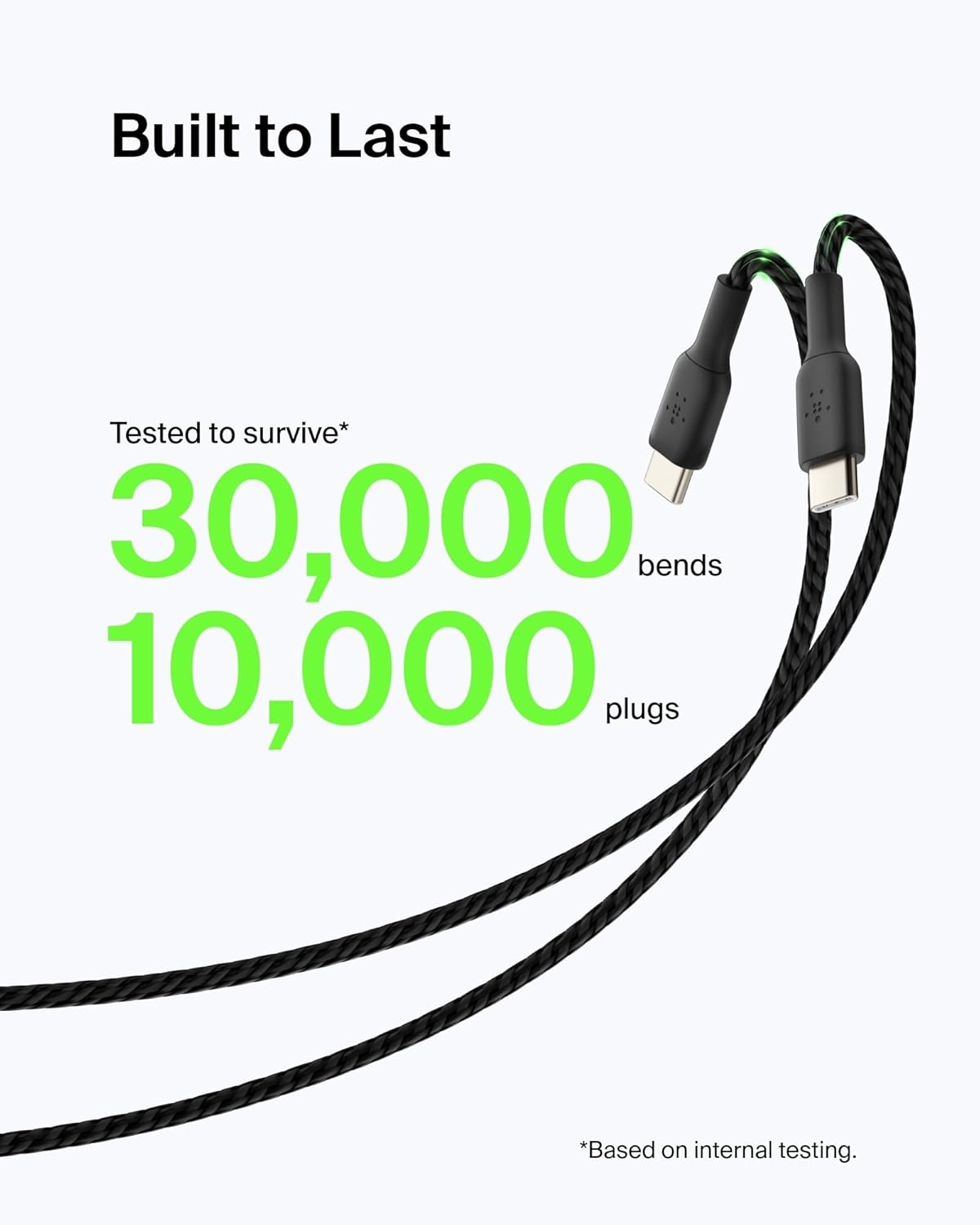 Belkin Boost Charge Braided USB-C to USB-A Cable 1m Black