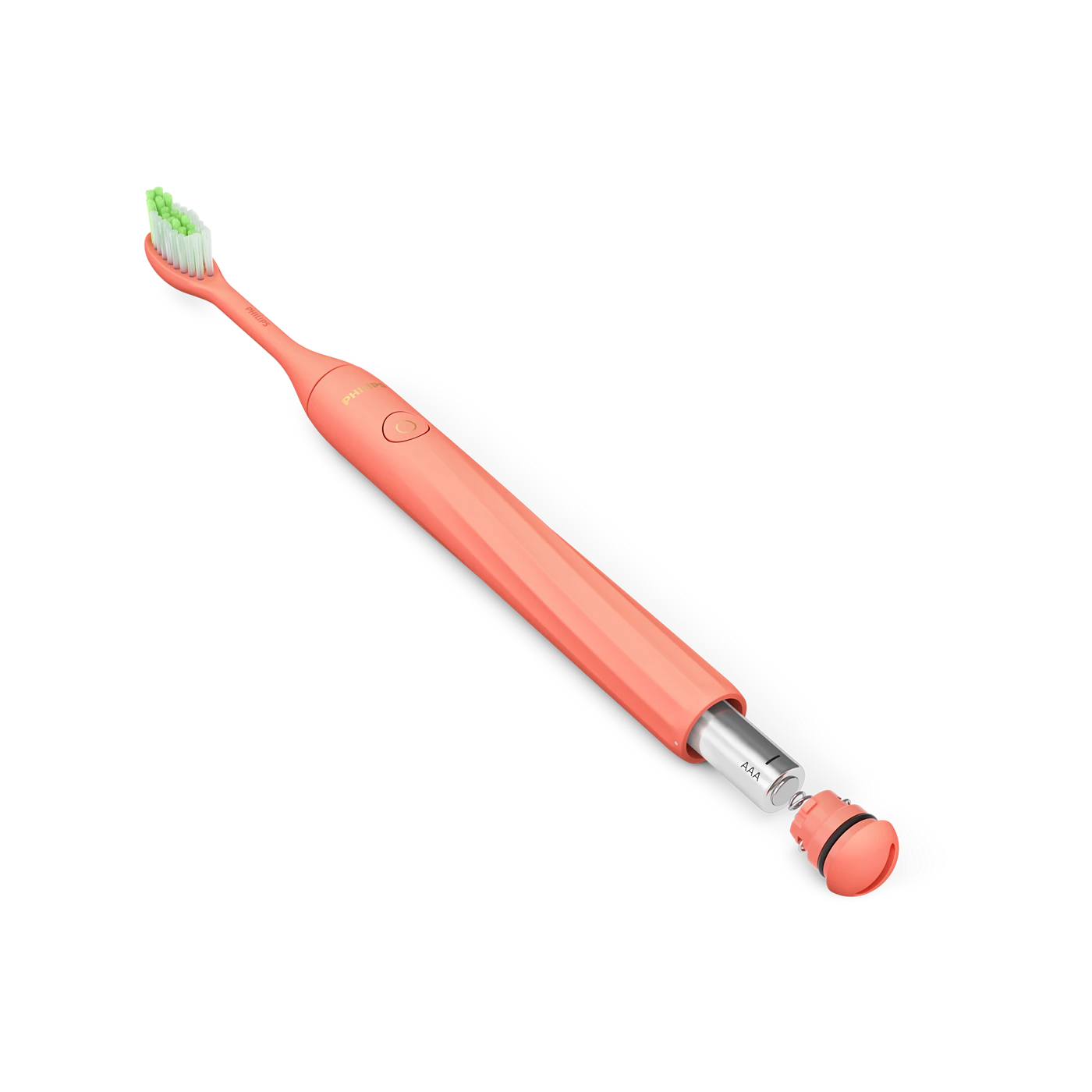 فيليبس فرشاة اسنان وان تعمل بالبطارية مع حافظة من سوني كير ميامي كورال يدوي