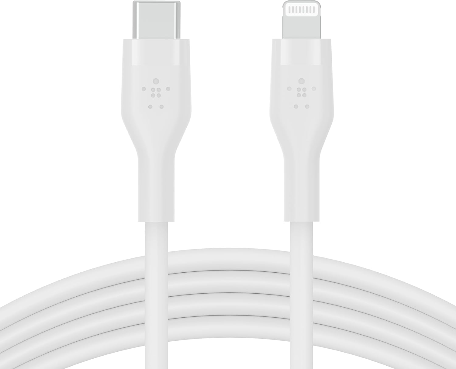 Belkin BOOST CHARGE USB-C to Lightning SILICONE Cable 1M White